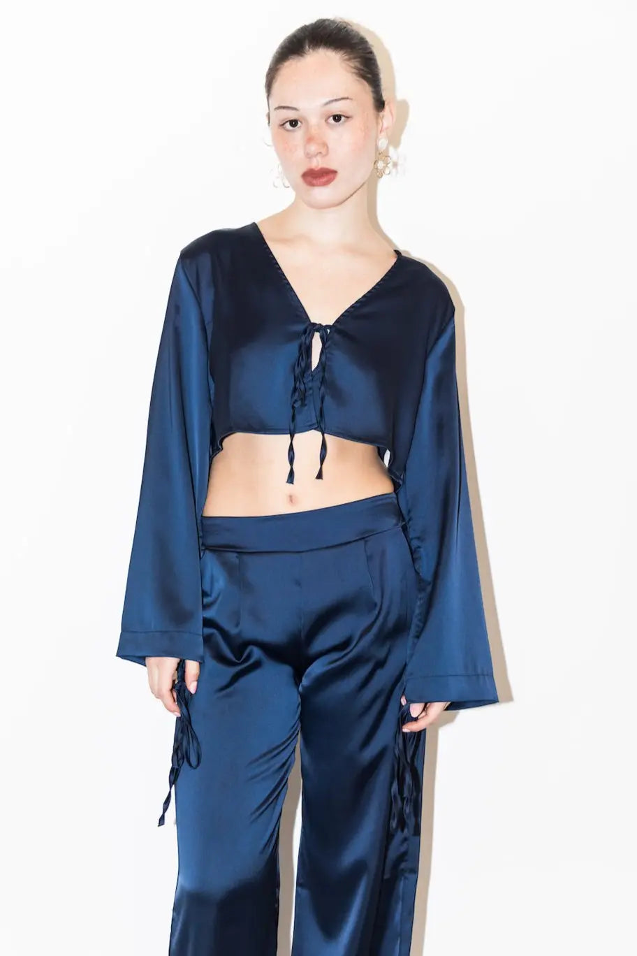 Gemini Satin Top Marqi Studio