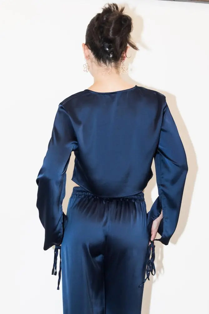 Gemini Satin Top Marqi Studio