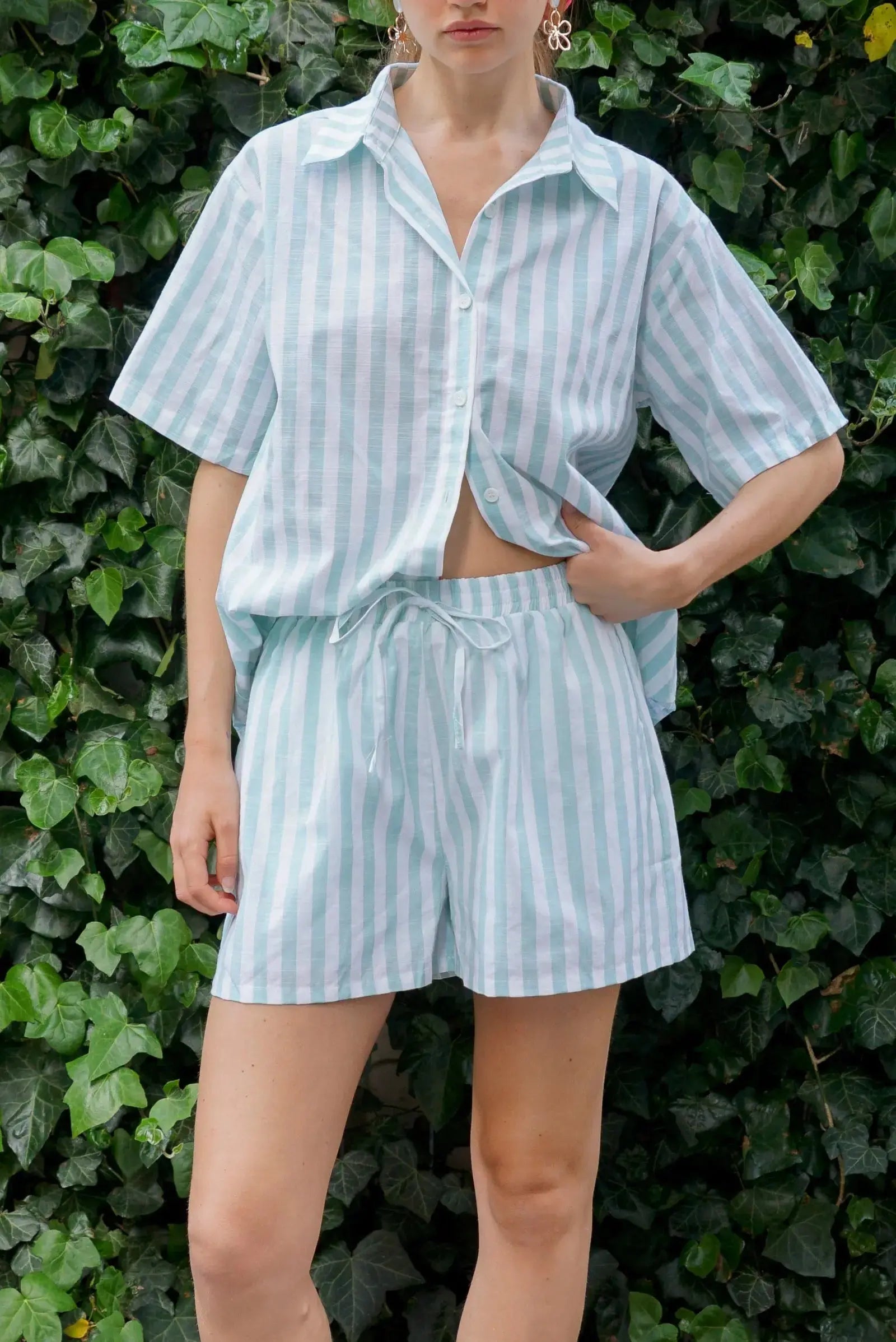 JAMIE COTTON LINEN RELAXED SHORTS