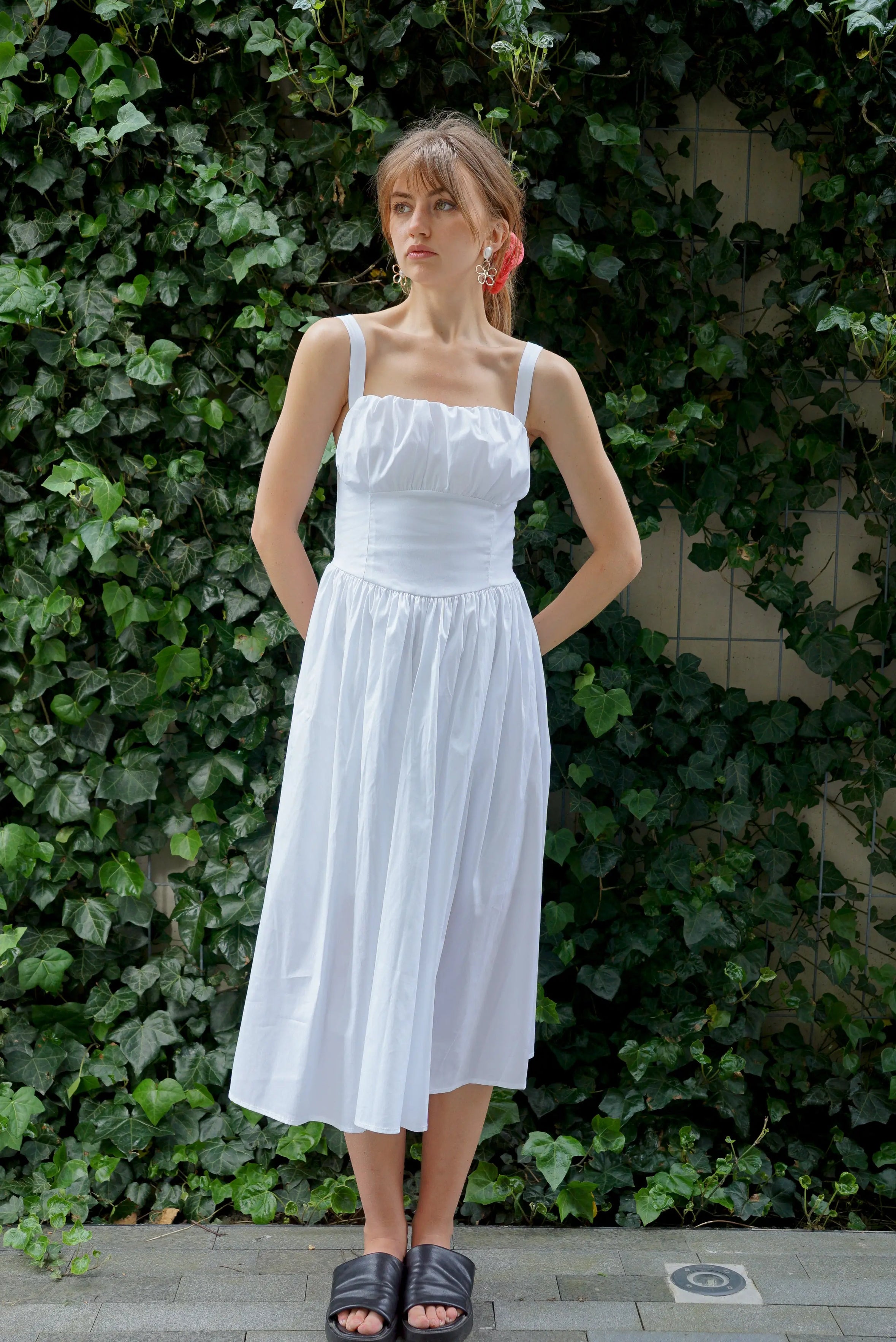 LAUREN BALLERINA MIDI DRESS