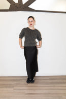 Canvas Cotton Cable Knit Top Marqi Studio