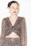 Rouge Leopard Sequin Top Marqi Studio