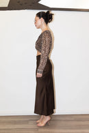 Rouge Leopard Sequin Top Marqi Studio